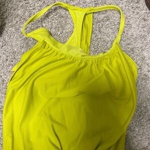 lululemon top with attached sports bra